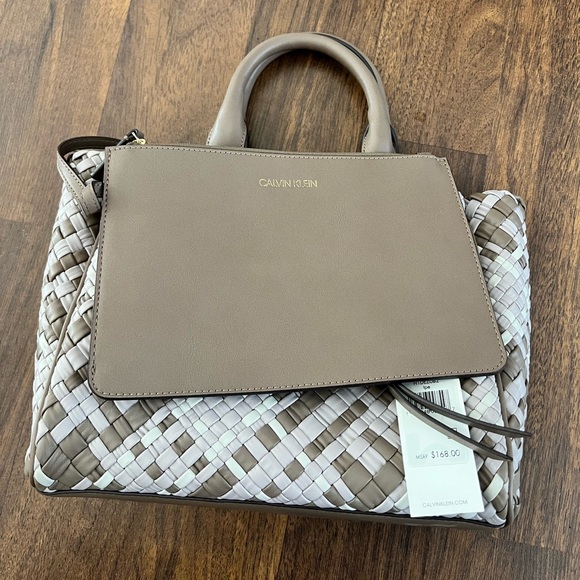 Calvin Klein Taupe Crossbody Bag - Picture 2 of 5